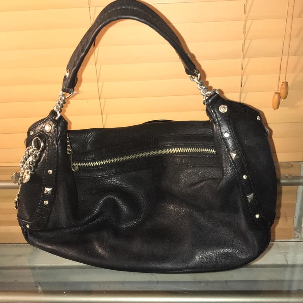 Juicy Couture black leather bag